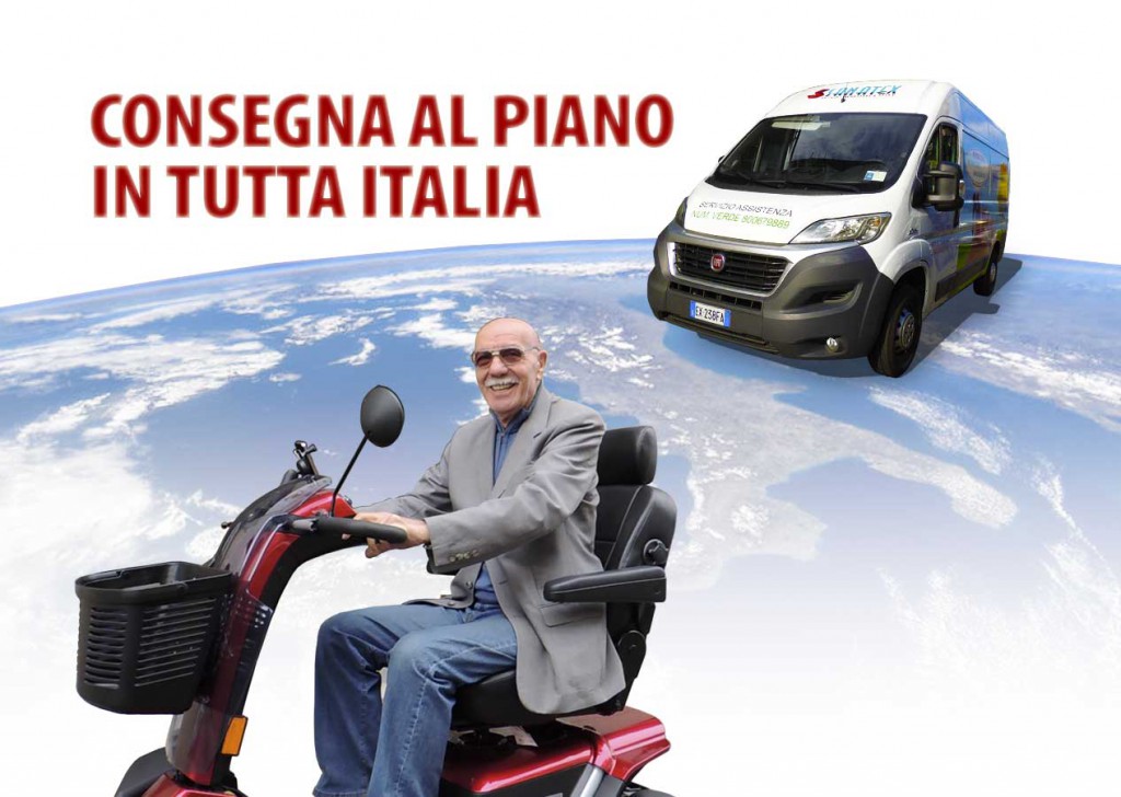 CONSEGNA SCOOTER ANZIANI DISABILI ITALIA