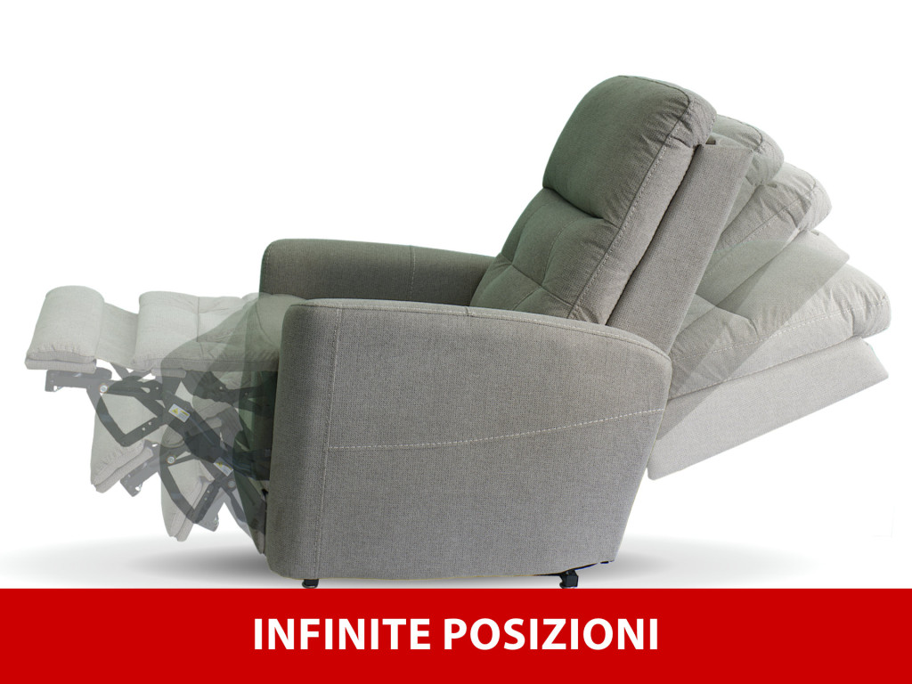 POLTRONA RELAX 4 MOTORI INFINITE POSIZIONI