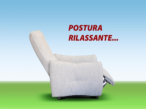 POLTRONA RELAX ERGONOMICA POSTURA RILASSANTE