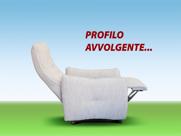 POLTRONA RELAX ERGONOMICA PROFILO AVVOLGENTE