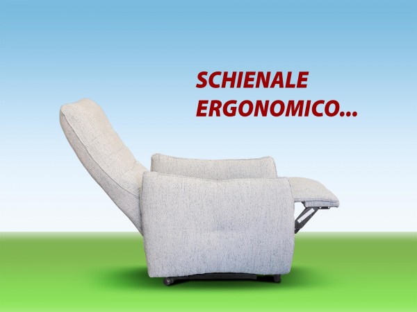 POLTRONA RELAX SCHIENALE ALTO ERGONOMICO