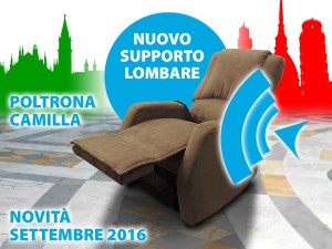 POLTRONA RELAX CON SUPPORTO LOMBARE